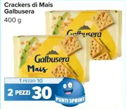 Carrefour Crackers di Mais Galbusera offerta