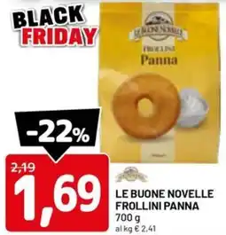 DPiù Le buone novelle frollini panna offerta