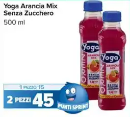 Carrefour Yoga Arancia Mix Senza Zucchero offerta