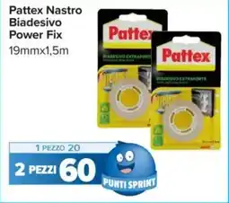 Carrefour Pattex Nastro Biadesivo Power Fix offerta