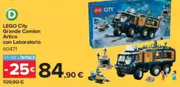 Carrefour LEGO City Grande Camion Artico con Laboratorio offerta