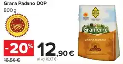 Carrefour Grana Padano DOP offerta