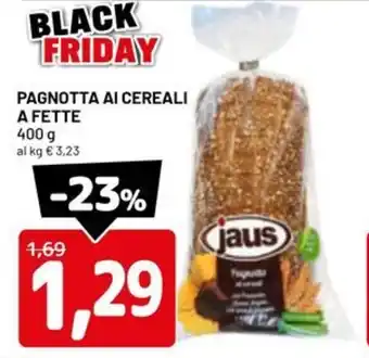 Pagnotta ai cereali a fette