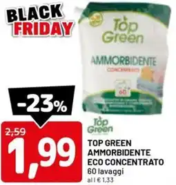 DPiù Top green ammorbidente eco concentrato offerta