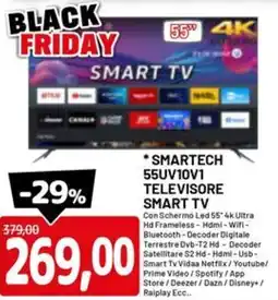 DPiù SMARTECH 55UV10V1 TELEVISORE SMART TV offerta