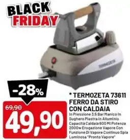 DPiù TERMOZETA 73611 FERRO DA STIRO CON CALDAIA offerta