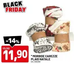 DPiù Morbide carezze plaid natale offerta