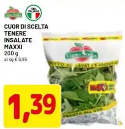 DPiù Cuor di scelta tenere insalate maxxi offerta
