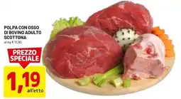 DPiù Polpa con osso di bovino adulto scottona offerta