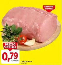 DPiù Lonza di suino offerta