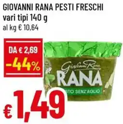 A&O Giovanni rana pesti freschi offerta