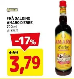 DPiù Frà galdino amaro d'erbe offerta