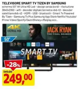 DPiù Televisore smart tv tizen by SAMSUNG offerta