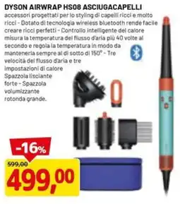 DPiù DYSON AIRWRAP HS08 ASCIUGACAPELLI offerta