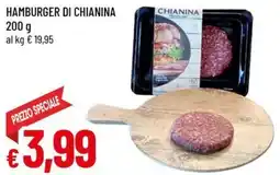 A&O Hamburger di chianina offerta