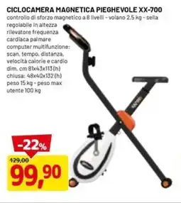 DPiù CICLOCAMERA MAGNETICA PIEGHEVOLE XX-700 offerta