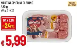 A&O Martini spiedini di suino offerta