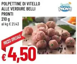 A&O Polpettine di vitello alle verdure belli pronti offerta