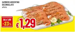 A&O Gambero argentino decongelato offerta