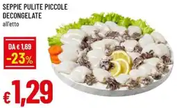 A&O Seppie pulite piccole decongelate offerta