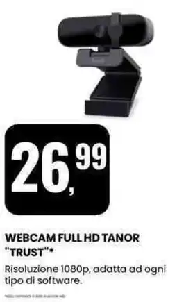 Eurospin Webcam full hd tanor "TRUST" offerta