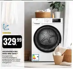 Eurospin ASCIUGATRICE 9KG DHTD-9IPD "DAYA" offerta