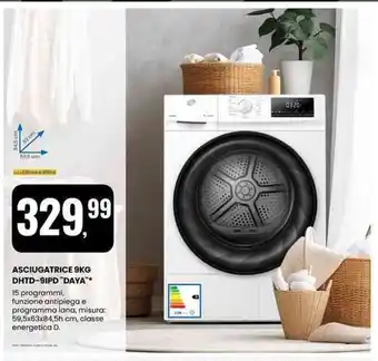 ASCIUGATRICE 9KG DHTD-9IPD "DAYA"