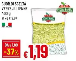 A&O Cuor di scelta verze julienne offerta