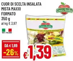 A&O Cuor di scelta insalata mista maxxi formato offerta