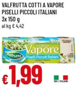 A&O Valfrutta cotti a vapore piselli piccoli italiani offerta