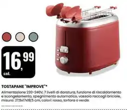 Eurospin Tostapane "IMPROVE" offerta