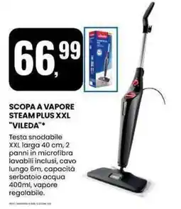 Eurospin Scopa a vapore steam plus xxl "VILEDA" offerta