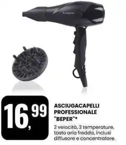 Eurospin Asciugacapelli professionale "BEPER" offerta