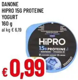A&O Danone hipro 15g proteine yogurt offerta