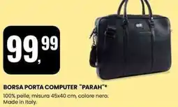 Eurospin Borsa porta computer "PARAH" offerta