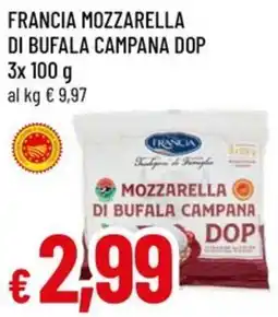 A&O Francia mozzarella di bufala campana dop offerta