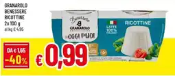 A&O Granarolo benessere ricottine offerta