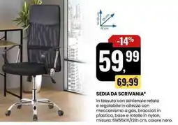 Eurospin Sedia da scrivania offerta