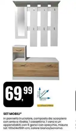 Eurospin Set mobili offerta