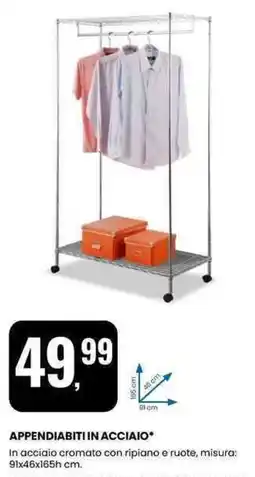 Eurospin Appendiabiti in acciaio offerta