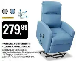 Eurospin Poltrona con funzione alzapersona elettrica offerta