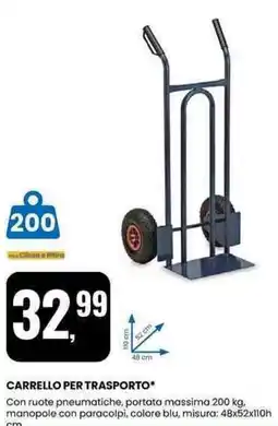 Eurospin Carrello per trasporto offerta