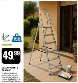 Eurospin Scala everest 6 gradini offerta