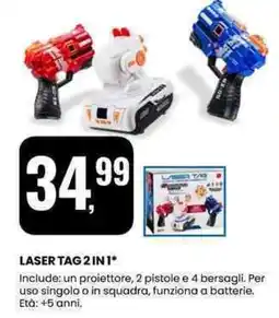 Eurospin Laser tag 2 in 1 offerta