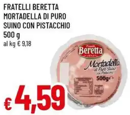 A&O Fratelli beretta mortadella di puro suino con pistacchio offerta