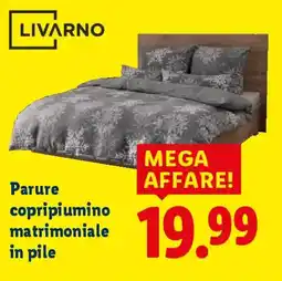Lidl Parure copripiumino matrimoniale in pile offerta
