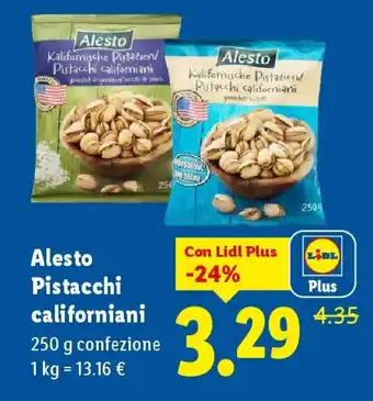 Alesto Pistacchi californiani