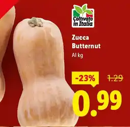 Lidl Zucca Butternut offerta