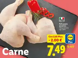 Lidl Pollo quarto posteriore offerta