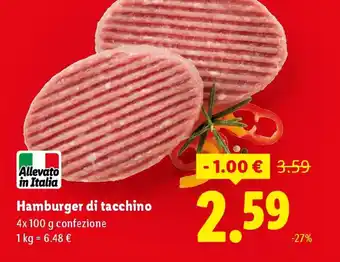 Hamburger di tacchino